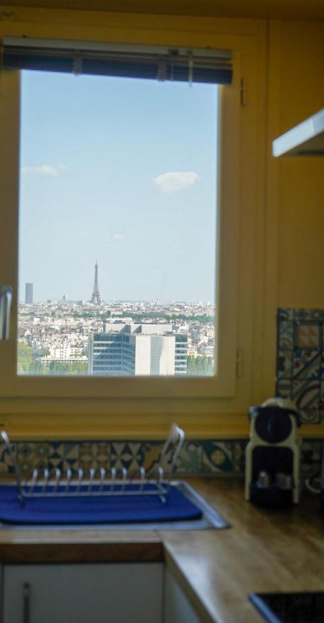 Vue Panoramique Sur Paris : Sublime Appartement Au Centre De Courbevoie Exterior foto