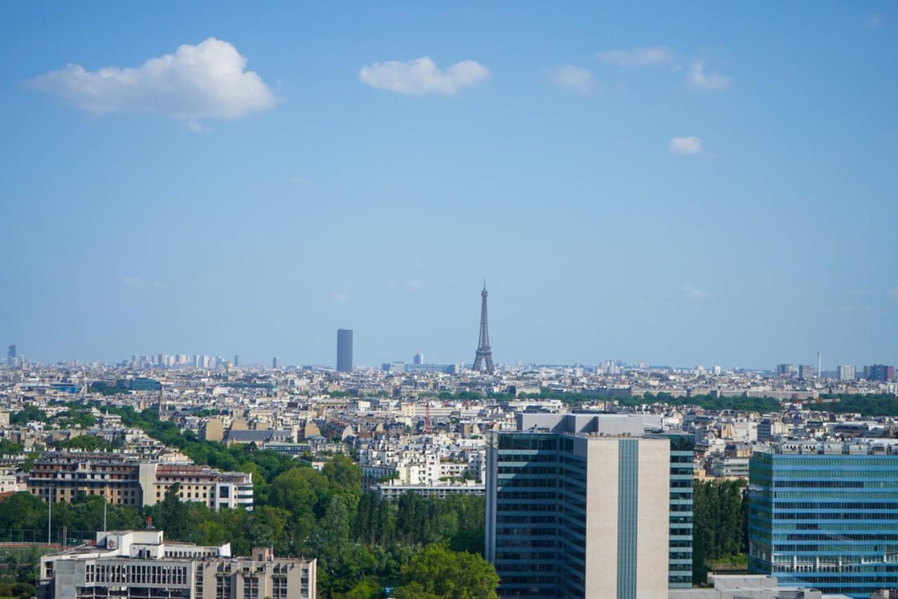 Vue Panoramique Sur Paris : Sublime Appartement Au Centre De Courbevoie Exterior foto